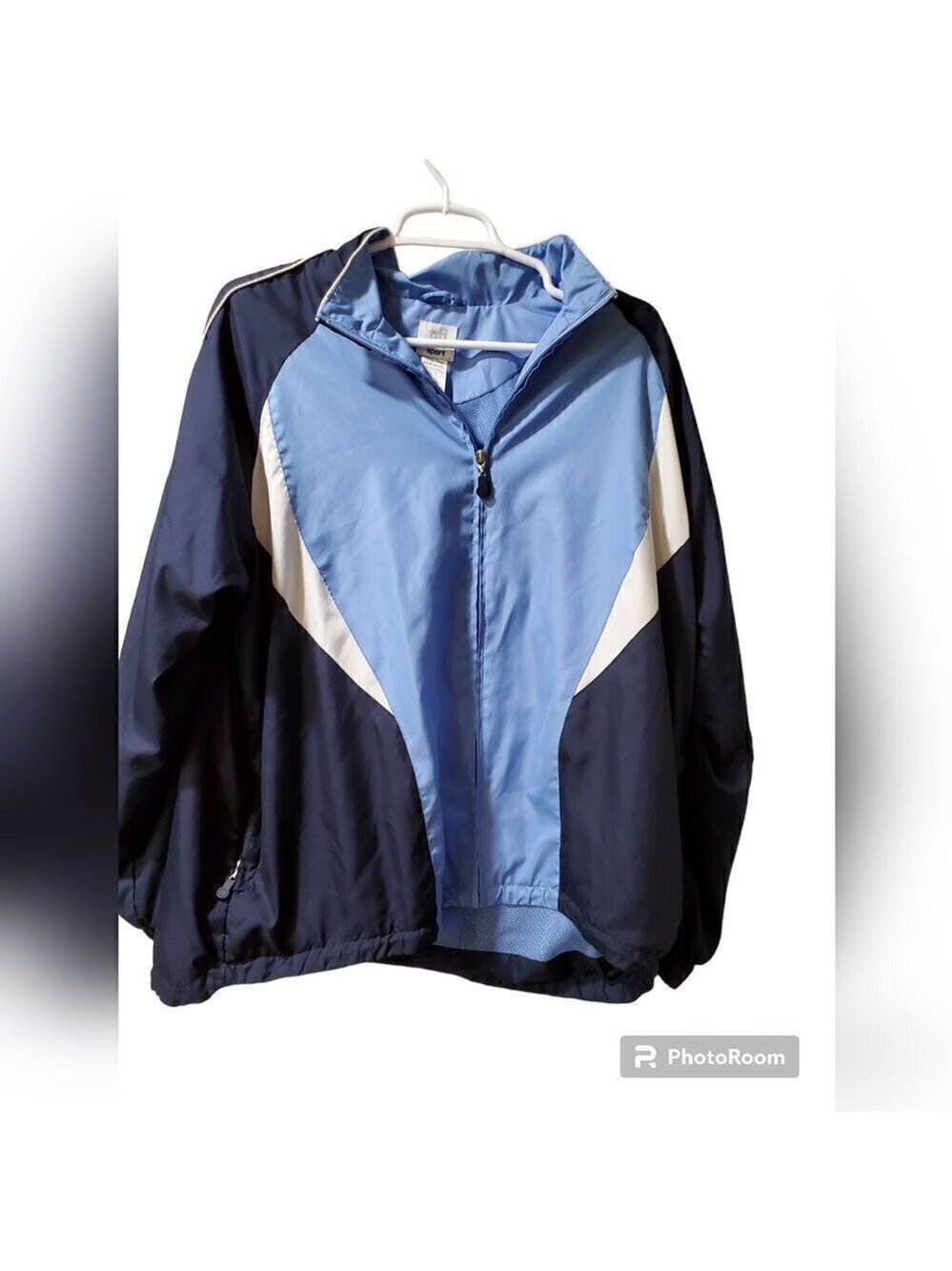 AFI Sport Retro Colorblock Windbreaker Jacket XL 90s